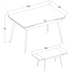 Стіл OSLO CERAMIC 120(180)*80 чорний мат/чорний каркас 10450 фото 3