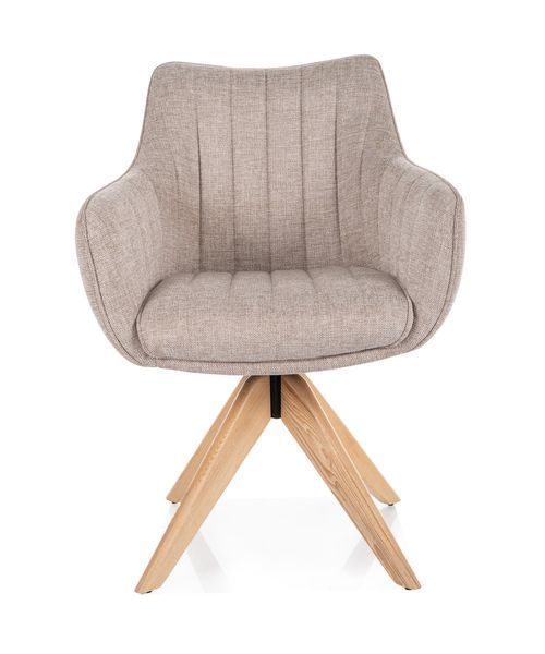 Стілець AZALIA D BREGO дуб каркас/світлий беж 31 11983 фото