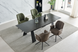 Стіл ARNOLD CERAMIC 180(240)*90 Wic dark grey мат/чорний каркас 10903 фото 4